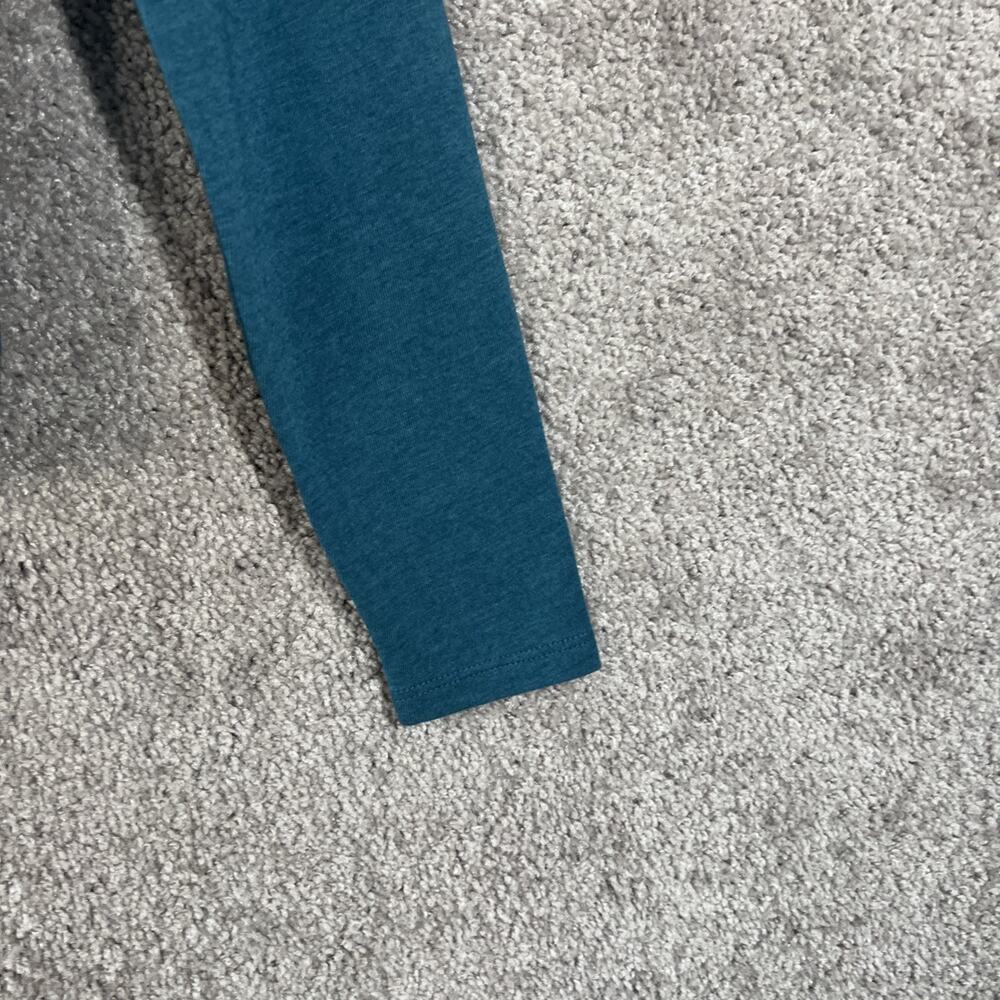 Allbirds Womens XS Anytime Long Sleeve Tee Pullover T-Shirt Teal Blue Soft Top - Picture 3 of 11